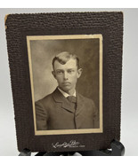 Photograph Antique Young Man Graduation Leighton Bros. Norwich CT 4 x 3 ins - £8.98 GBP
