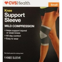1 PK CVS Health knee Support Sleeve Mild Compression Small Bent Box (New) - $9.89