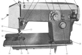 White 1466 manual sewing machine  instruction Enlarged - $12.99