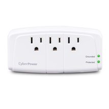 CyberPower CSB600WS Surge Protector, 900J/125V, 6 Swivel Outlets, Wall Tap, Whit - £19.39 GBP