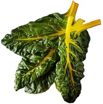Swiss Chard Golden Sunrise Bright Yellow Leafy Greens Non GMO Vegetable 25 Seeds - $1.77