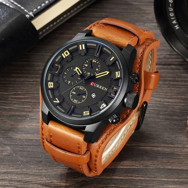 CURREN 8225 Men High Quality Japan Quartz Movement Hand Watch Waterproof... - $29.61