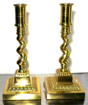 Vintage  9 inch Heavy Brass Candle Stick Holder - £15.79 GBP
