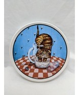 Gary Patterson Clay Design Cat Stuck In Pitcher 4&quot;  - $19.01 CAD