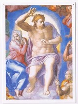 Postcard Vatican Museum Sistine Michelangelo The Last Judgement 4.5 x 6.25 - $4.94