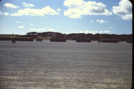 35mm Slide Army Day 1948 Col Gluckman 12 &amp; 22 Inf Fort Ord CA Red Border - £11.76 GBP