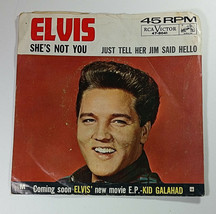 Elvis Presley Shes Not You Just Tell Her Jim Said Hello Record 45 7in Vintage - $29.99