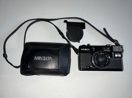 FOR PARTS ONLY - Minolta Hi-Matic AF2 35mm Film Camera w/ Case - £62.40 GBP