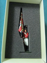 Redcoats Ensign King&#39;s Own Regiment Of Foot Classic Metal Soldier 4 1/2&quot; - £56.61 GBP