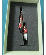 REDCOATS ENSIGN KING&#39;S OWN REGIMENT OF FOOT CLASSIC METAL SOLDIER 4 1/2&quot; - £59.19 GBP