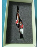 REDCOATS ENSIGN KING&#39;S OWN REGIMENT OF FOOT CLASSIC METAL SOLDIER 4 1/2&quot; - $104.09 CAD