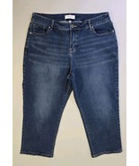 Lane Bryant Mid-Rise Boyfriend Capri Jeans Womens 14 Flex Magic Waistban... - $14.02
