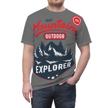 Unisex &#39;Mountains Outdoor Explorer&#39; All-Over Print T-Shirt - Soft, Breat... - £31.59 GBP+