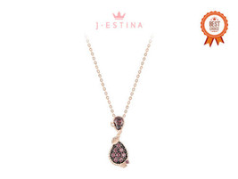 [J.Estina] Serena Necklace (JJSRNQ0BF204SC450) Korean Brand Jewelry - £107.80 GBP