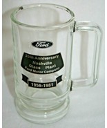 Vintage FORD GLASS PLANT Nashville TN 25th Anniversary 1956-1981 Glass B... - £19.37 GBP