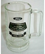 Vintage FORD GLASS PLANT Nashville TN 25th Anniversary 1956-1981 Glass B... - $463.17 MXN