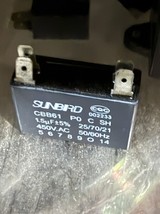 SUNBRD CBB61 Po C SH capacitor Motor Run Capacitor 1.5µF 450V AC - $356.70 MXN