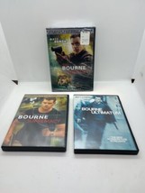 The Bourne Identity The Bourne Supremacy The Bourne Ultimatum DVD 3 Movie Lot  - £3.95 GBP