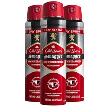 Old Spice Men&#39;s Antiperspirant &amp; Deodorant Invisible Dry Spray Stronger Swagger, - £36.76 GBP