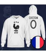 France Custom Name Champions 3 Stars FIFA World Cup 2022 White Hoodie - £39.39 GBP+