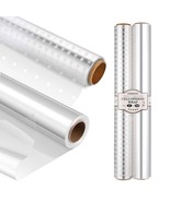 Clear Cellophane Wrap Roll 17 In 100 Ft 2 Rolls Cellophane Wrapping Pape... - $30.99