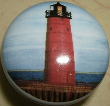 Cabinet Knobs Lighthouse Light house Wisconsin Pier - $5.20