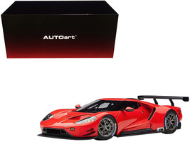 Ford GT Le Mans Plain Color Version Red 1/18 Model Car by Autoart - $244.00