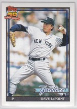 M) 1991 Topps Baseball Trading Card - Dave LaPoint #484 - £1.54 GBP