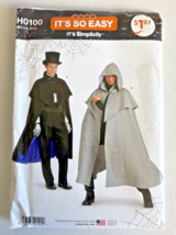 Simplicity It&#39;s So Easy Costumes H0100 Pattern Size XS-XL Uncut Hallowee... - $166.86 MXN