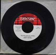 BOBBY CURTOLA Walkin With My Angel Tartan 7&quot; Single Canada 1963 - £20.17 GBP