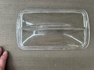 Vintage Westinghouse Loaf Pan Refrigerator Dish Clear Glass LID ONLY Meat Bread Item image 4