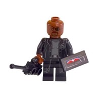 LEGO 76269 Nick Fury Mini Figure Avengers Tower W Accessories Pager Leather - £8.69 GBP