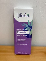Life-Flo Progesta Care Plus Fragrance Free Body Cream w Phytoestrogens E... - £27.44 GBP