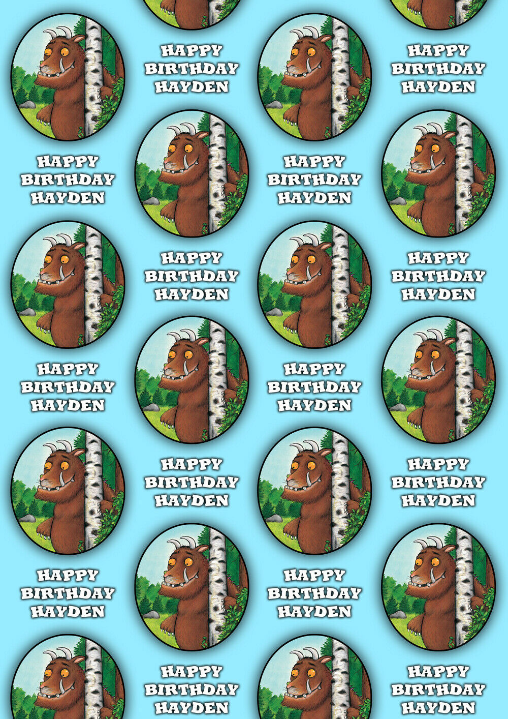 Gruffalo Christmas Wrapping Paper 4 Sheet & 4 Tags – Promotions