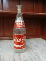 Coke Soda Bottle Foil  Label 32 Oz NDNR Laundry Iron Sprinkle Cap  - £15.56 GBP