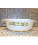 Anchor Hocking Fire King Meadow Green 1 1/2 qt Round Casserole 437 - $24.66 CAD