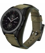 Samsung Gear S3 Frontier/Classic 22mm/Galaxy 46mm Watch Band Leather Arm... - £42.16 GBP