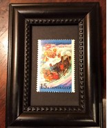 Tchotchke Framed Stamp Art - Russian Folk Tale Scene - £6.40 GBP