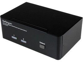 Star Tech.Com SV231DPDDUA 2 Port Usb Kvm Switch With Audio &amp; Usb 2.0 Hub - £469.92 GBP