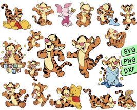 Baby Tigger Png Svg, Baby Tigger Bundle Svg, friends of winnie the pooh svg - £1.79 GBP
