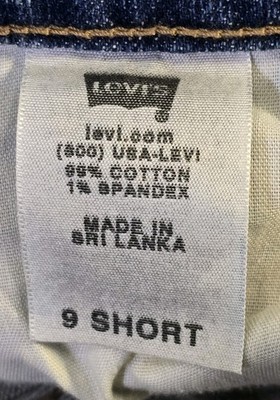Levi’s 524 Too Superlow Jeans Womens Sz 9 Short Low Rise Bootcut Denim Western Item image 5