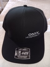 10 10 HATS MEN&#39;S ONYX HOSPITALITY BLACK BALL CAP HAT POLYESTER OSFA BRAN... - $4.20