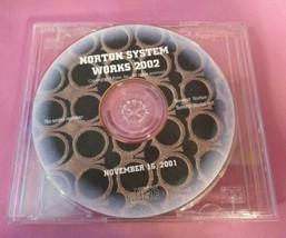 Norton System Works 2002 No serial number Compact Disk - £11.77 GBP