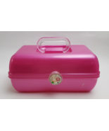 Caboodles Cosmetic Organizer Makeup Case Tray with Lipstick Holder Pink ... - £23.61 GBP