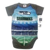 NFL Seattle Seahawks Infant Boys Football Under The Lights SS Bodysuit (... - £8.15 GBP