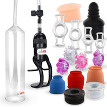 Le Luv Penis Pump Easy Op Zgrip Clear Hose Deluxe With All Accessories - £38.86 GBP
