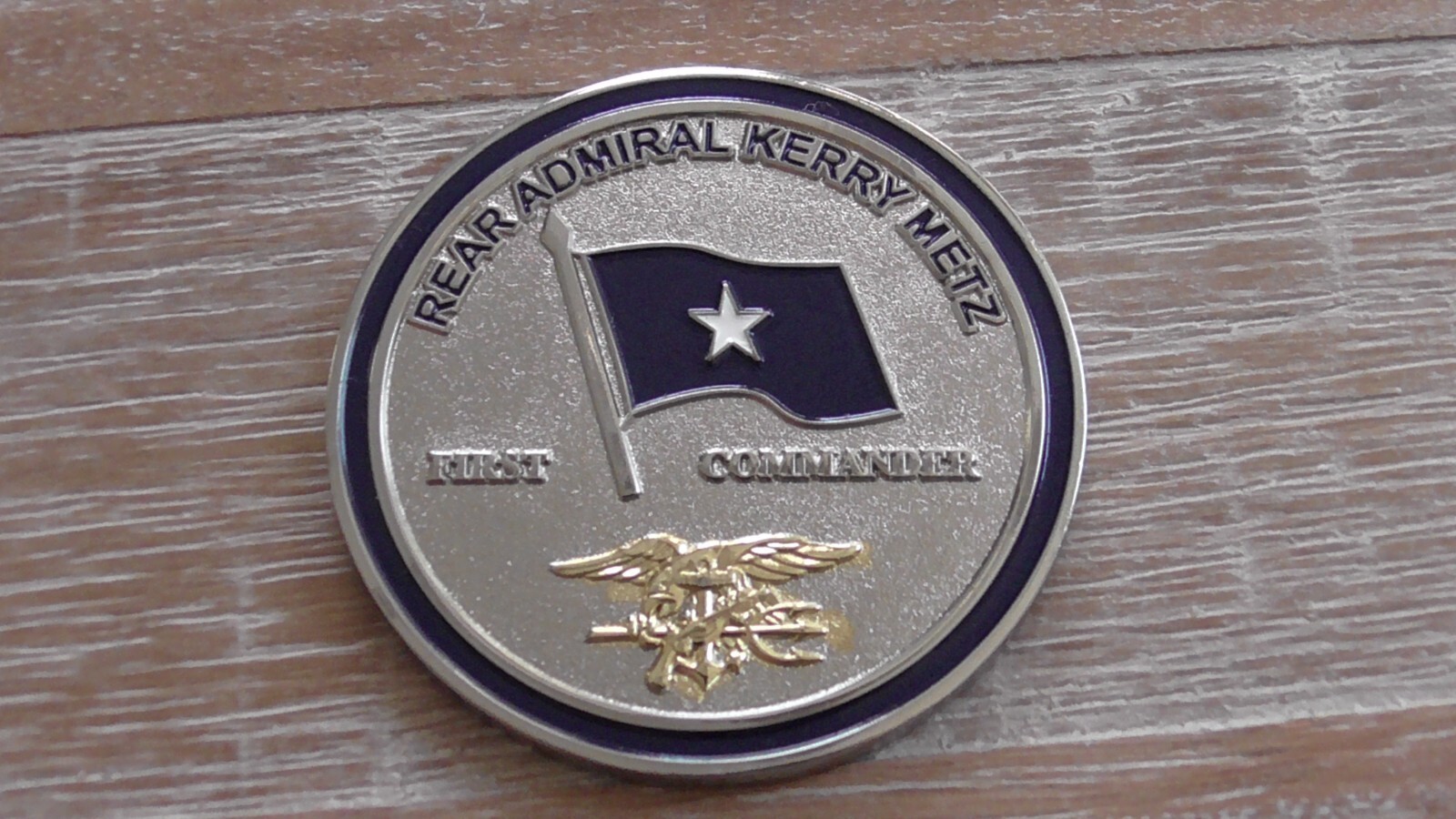 Special Operations Command North Navy SEAL RADM Kerry Metz Challenge Coi... - $293.03