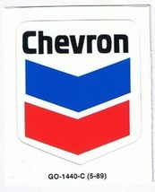 Chevron Fuel Oil Logo Decal Sticker Waterproof New 1 1/2&quot; x 1 1/2&quot; - $1.97