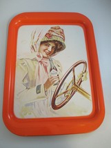 Coca-Cola 1980 Duster Girl Driving Tray Reproduction of Original Gibson Girl Ad - £11.22 GBP