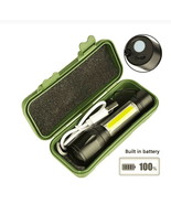 USB Rechargeable LED Flashlight XPE COB 3 Modes Mini Zoom Tactical Torch... - $17.63 CAD